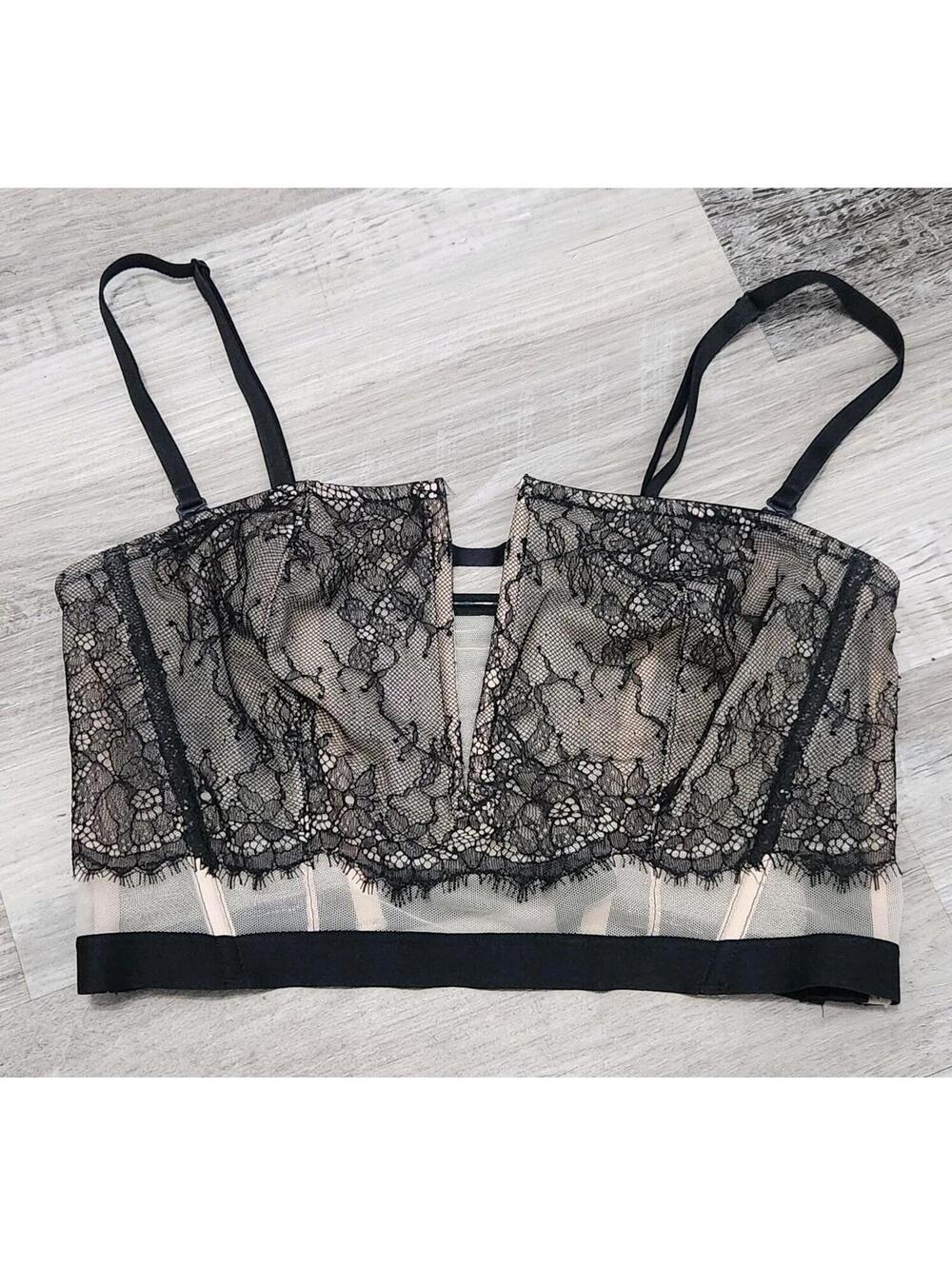 Victoria Secret Very Sexy Unlined Strapless Corset Bralette Large